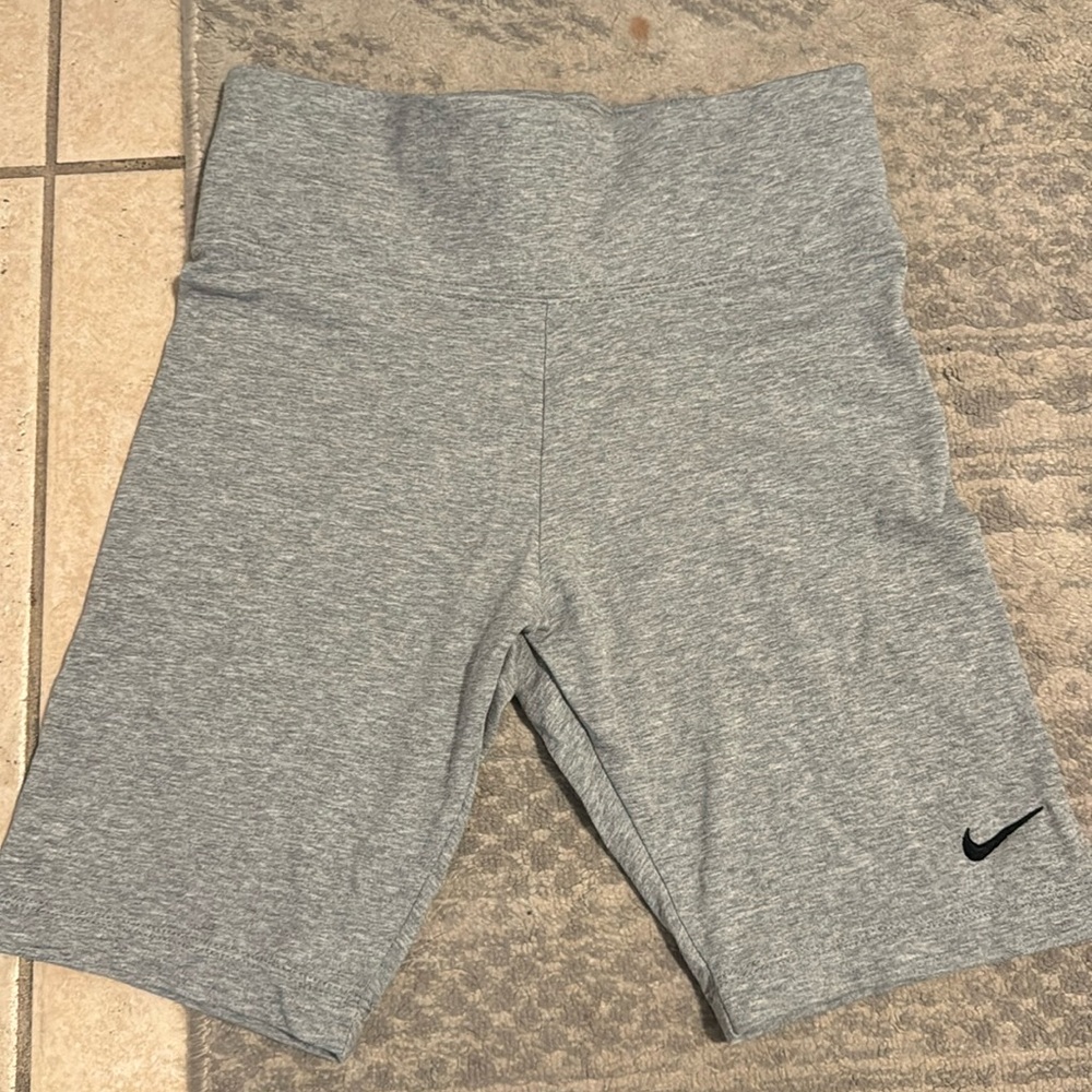 Nike grey biker shorts
